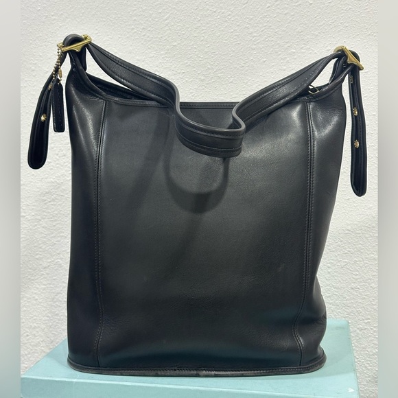 Vintage Coach Legacy Slim Duffle Leather Tote Bag